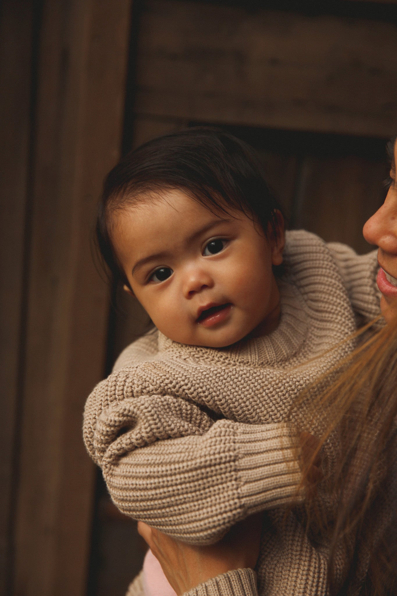 Skylar Sweater // KIDS // Latte Beige 