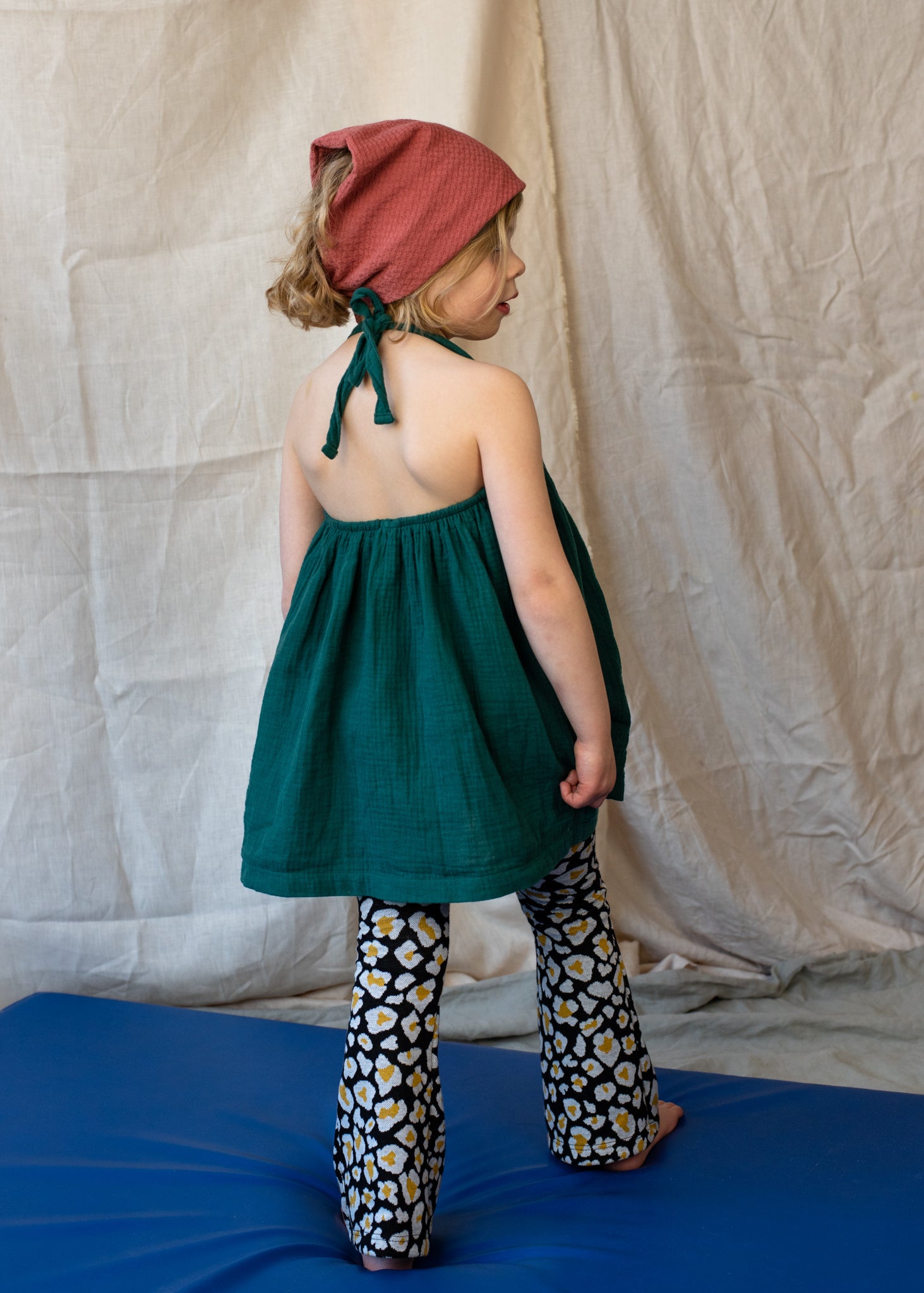 Dana Dress // KIDS // Pine Green