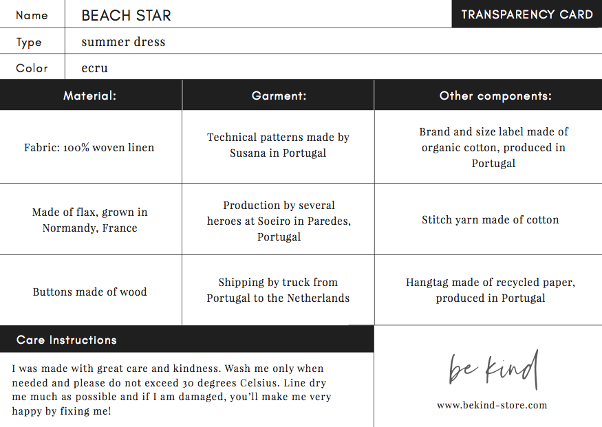 Beach Star - Linnen Dress
