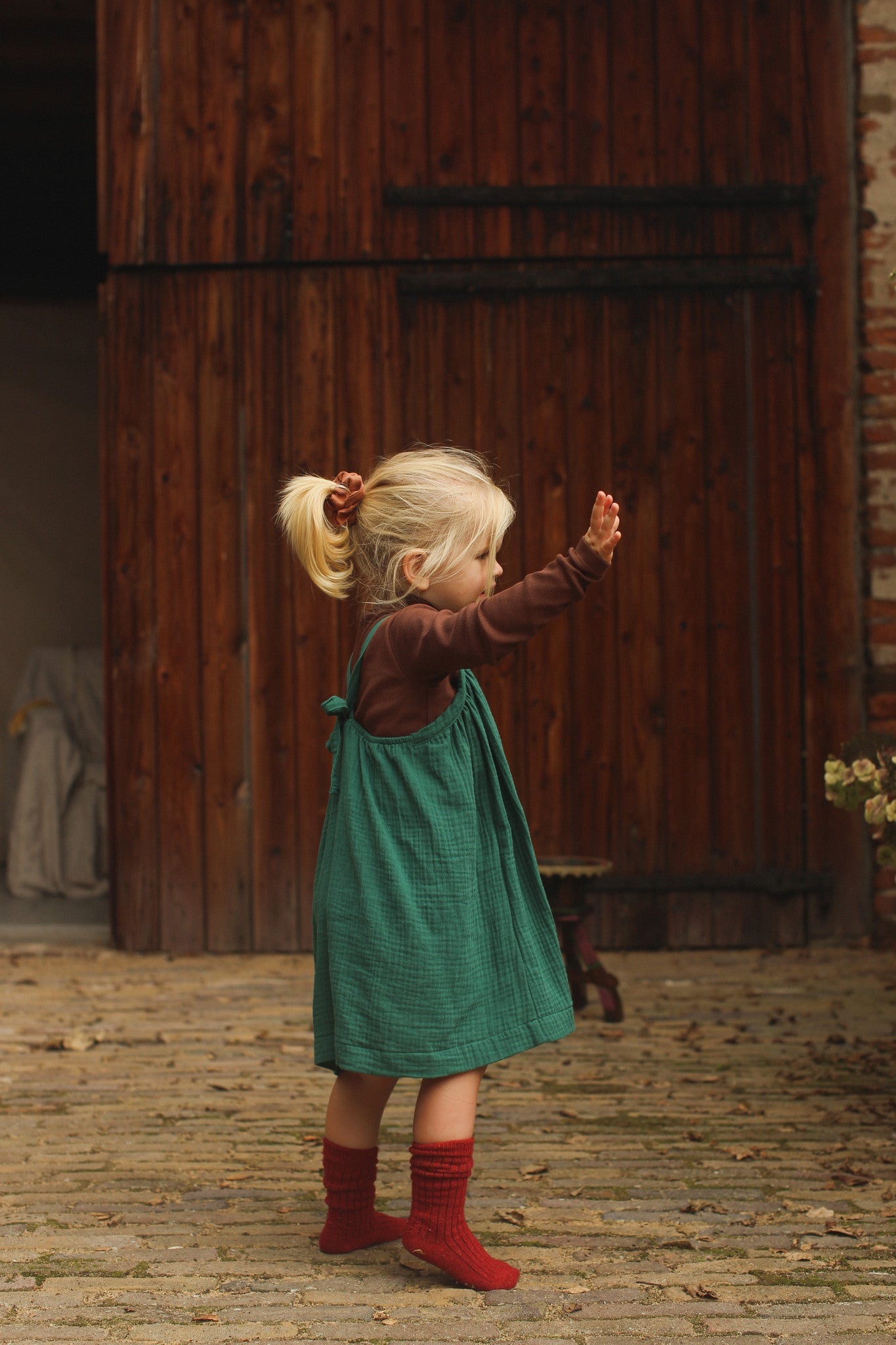 Dana Dress // KIDS // Pine Green