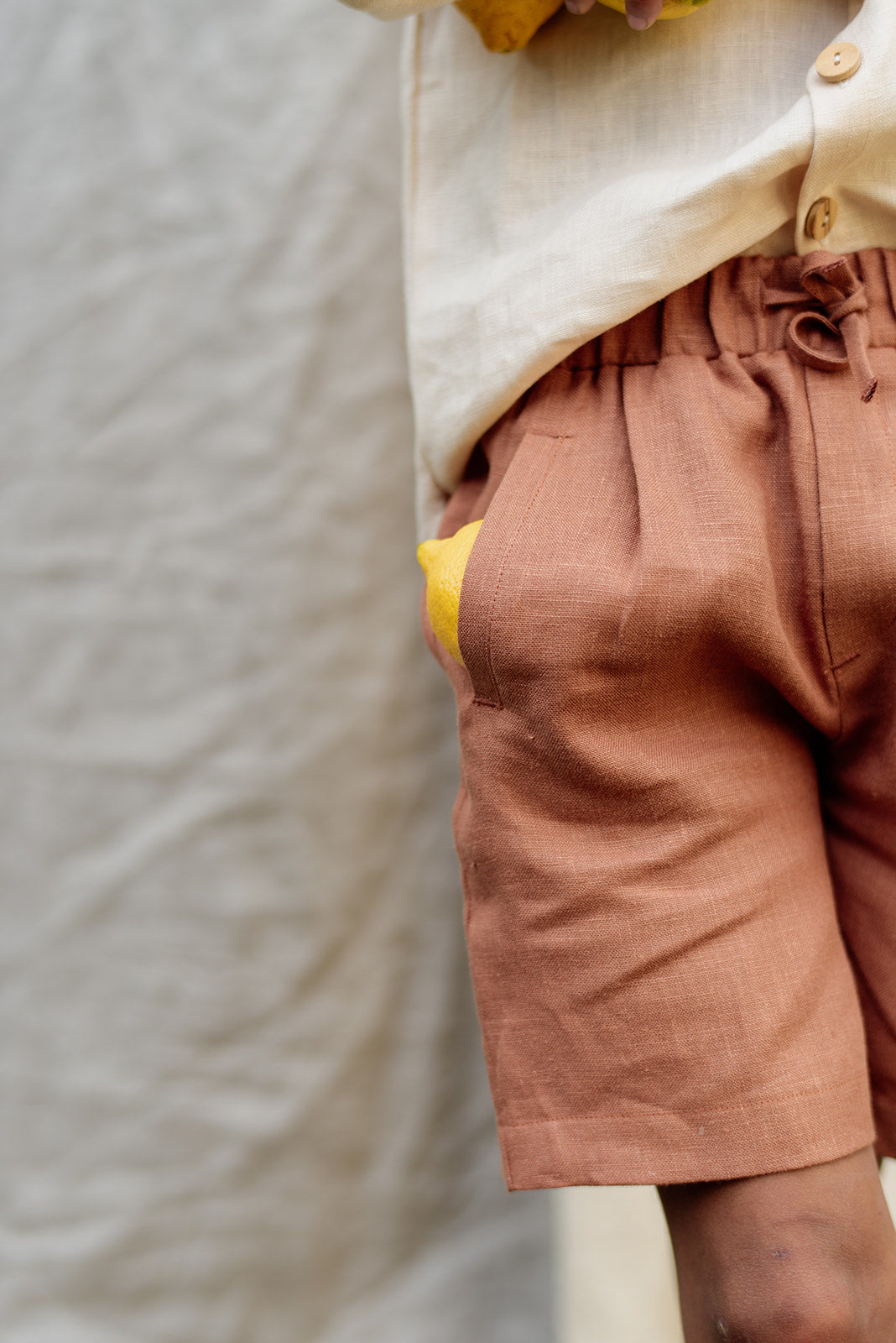 Forest Love Short // KIDS // Pecan Linen