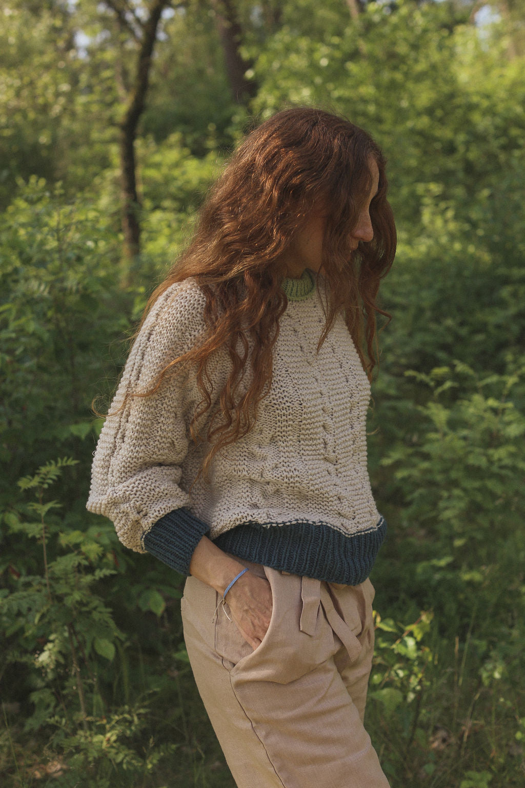 Classy Rose Sweater // Women // Organic Merino Wool