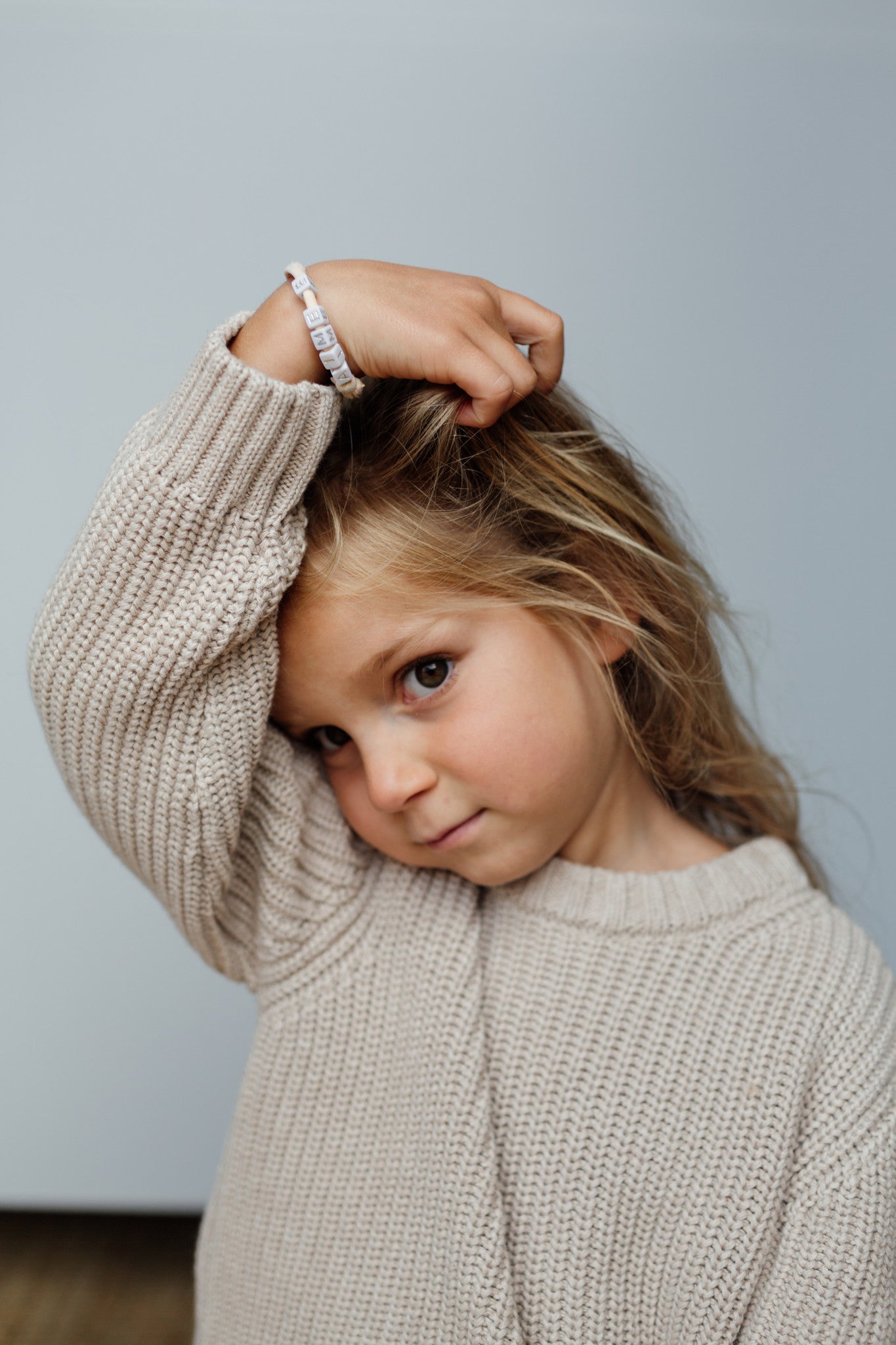 Skylar Sweater // KIDS // Latte Beige 
