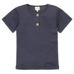Benji Button T-Shirt // KIDS // Blue