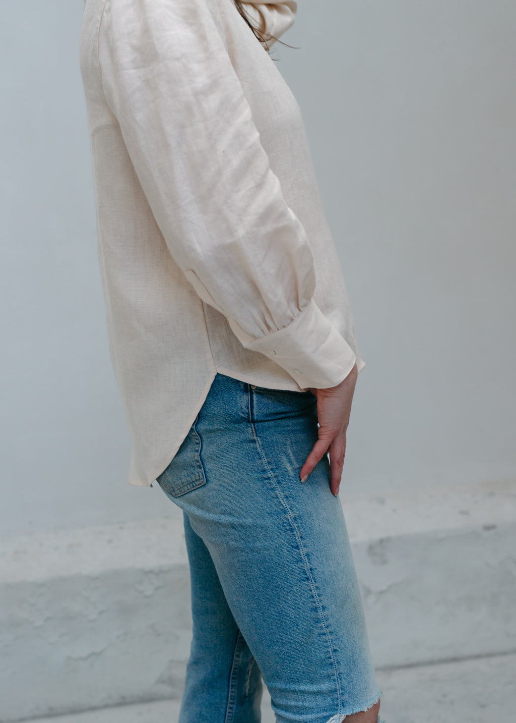 Abby Blouse // WOMEN // French Linen // Oversized