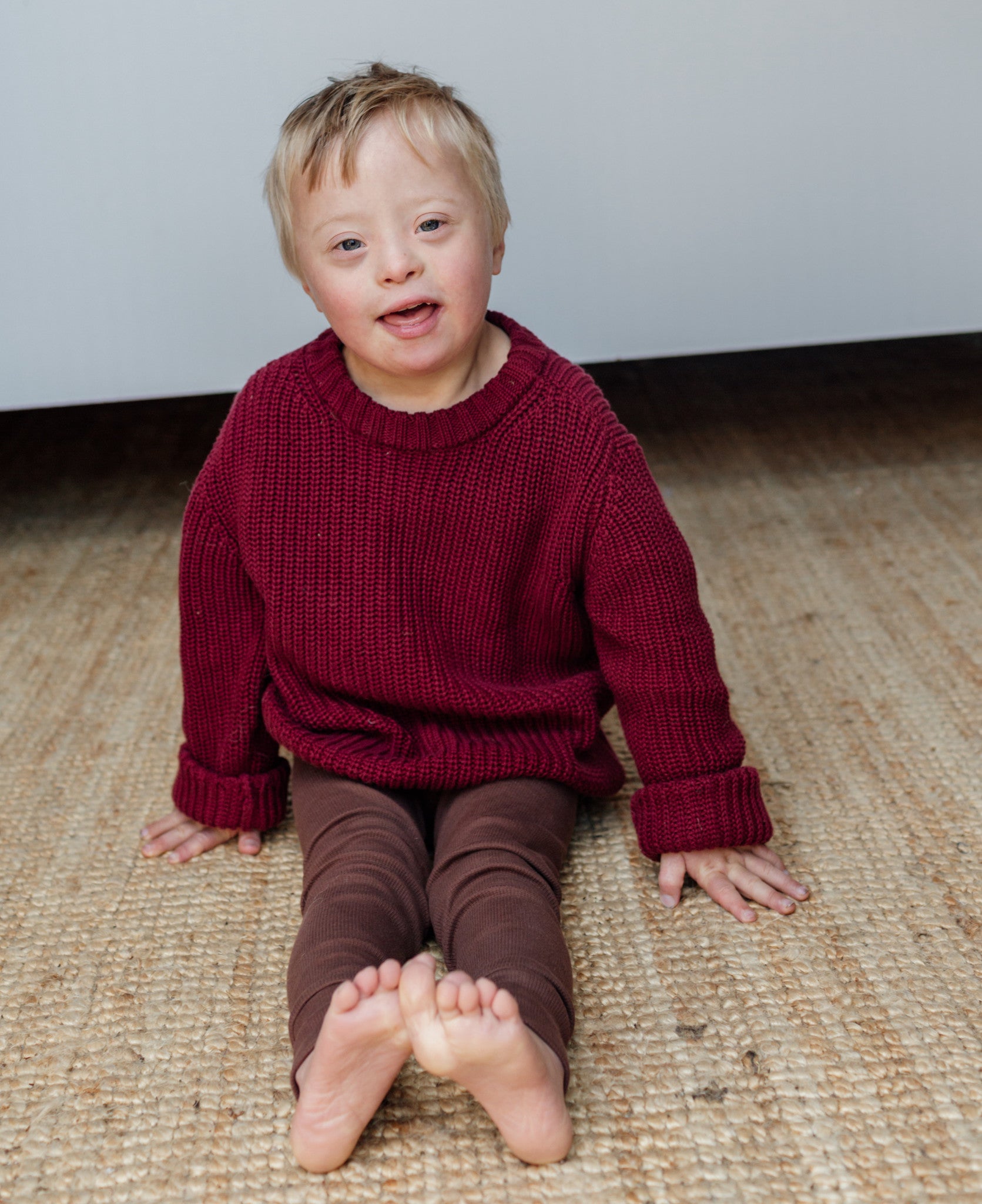 Skylar Sweater // KIDS // Merlot