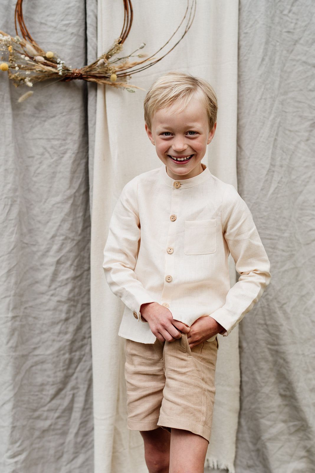 Steady Sand // KIDS // Linen Short