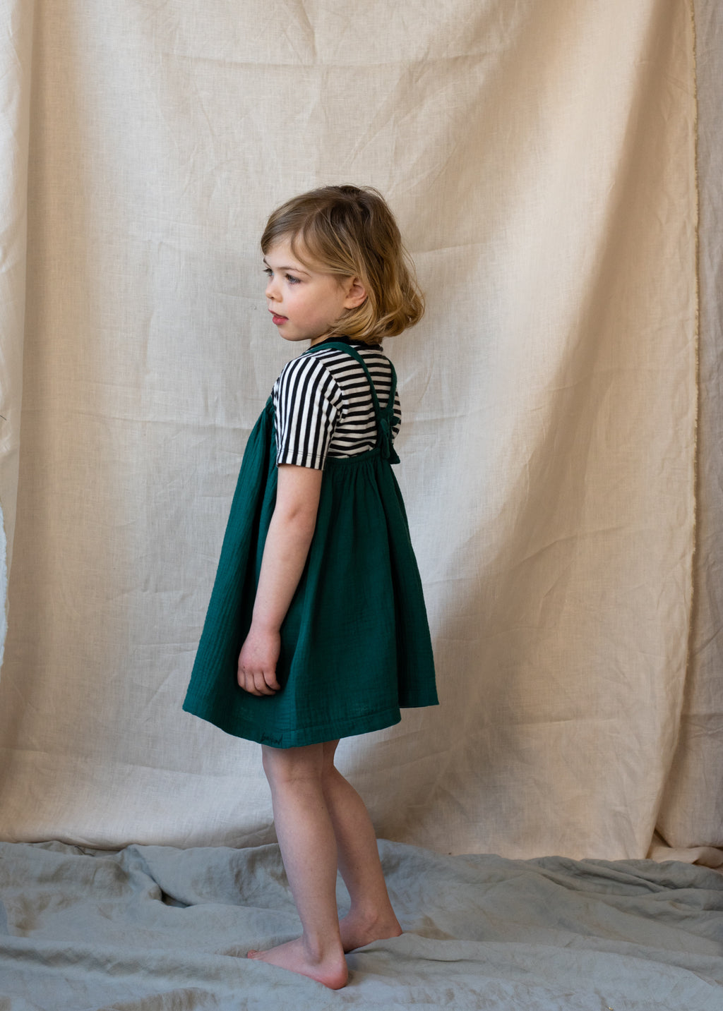Dana Dress // KIDS // Pine Green