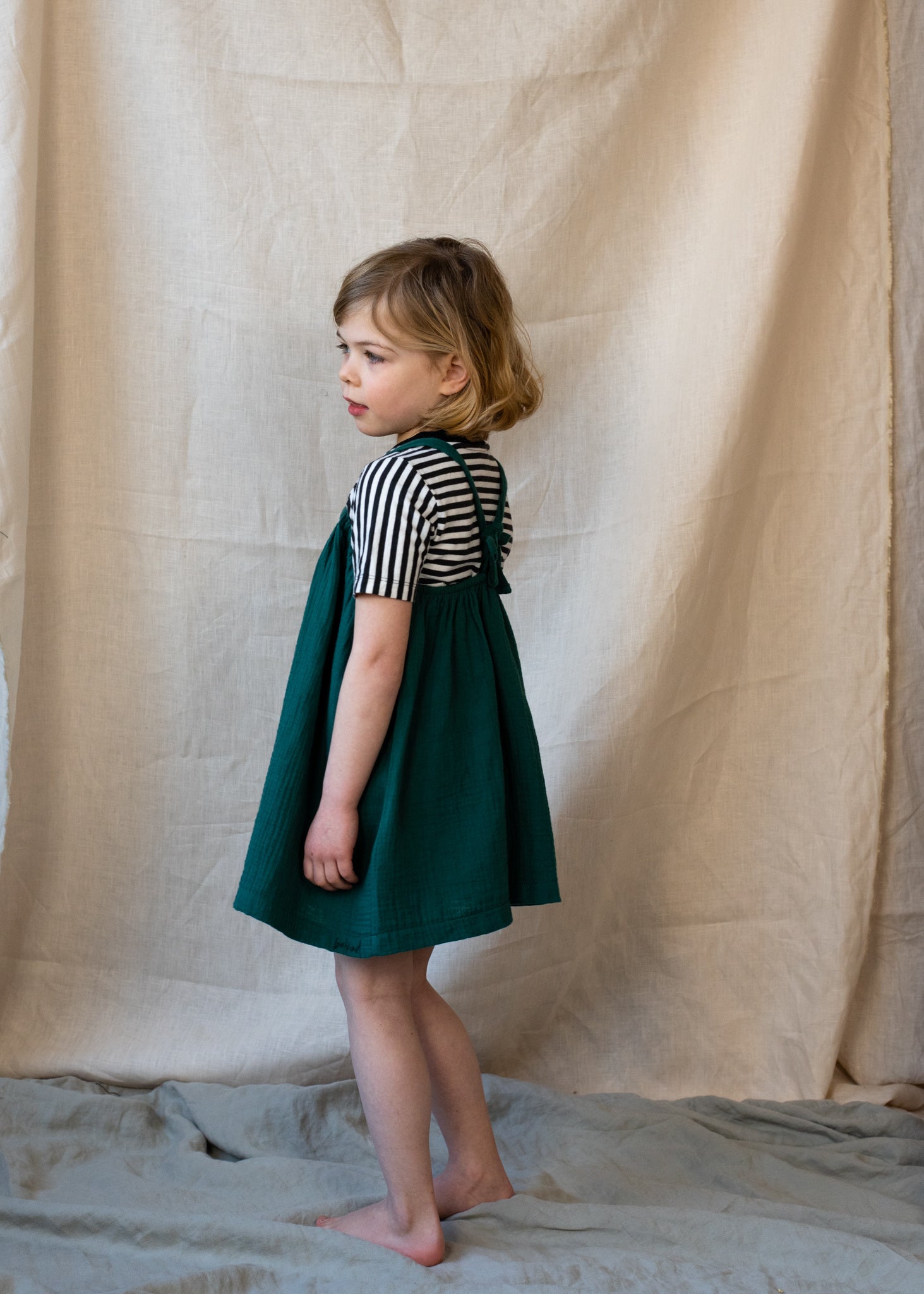 Dana Dress // KIDS // Pine Green